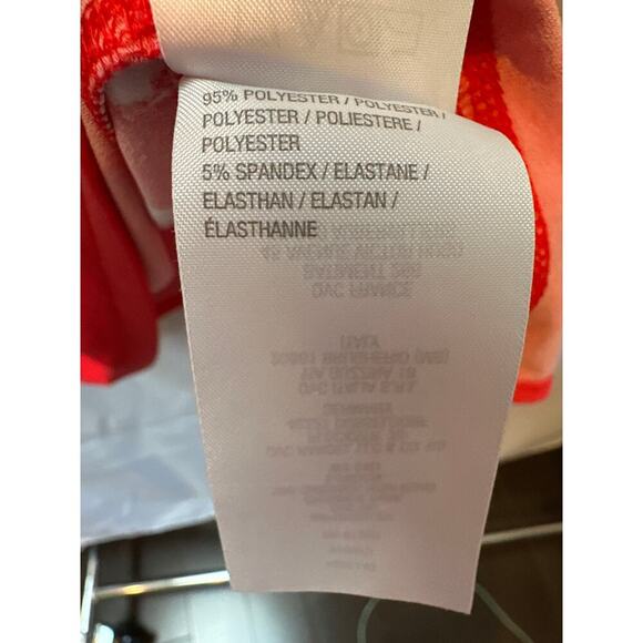 Susan Graver Red and White Circle Pattern L Shift Dress Blouse - Picture 6 of 6